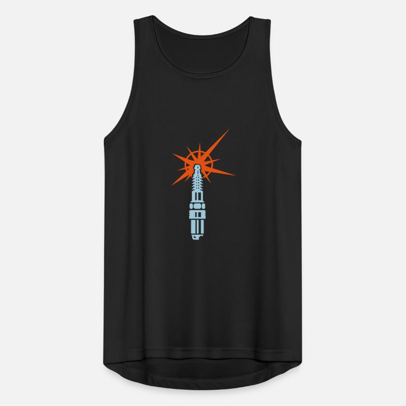Zündkerze / spark plug (b, 2c) Men's Breathable Tank Top