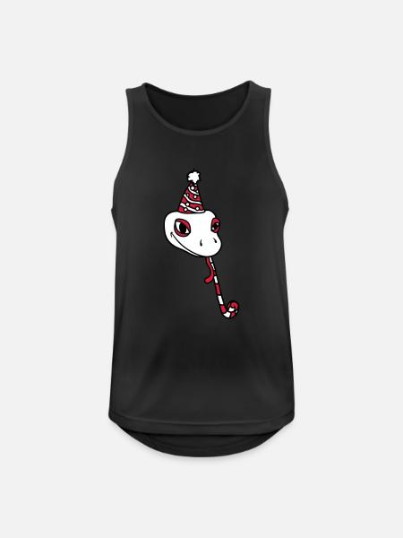 head celebrate birthday party gift snake ges - Men's Breathable Tank Top - black