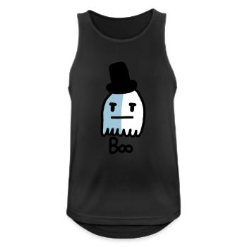 cute ghost - Men's Breathable Tank Top - black - Front - Nick (188cm)
