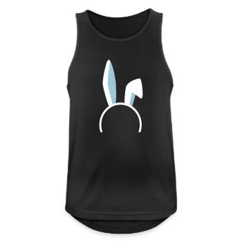 Rabbit ears bicolored - Men's Breathable Tank Top - black - Front - Nick (188cm)