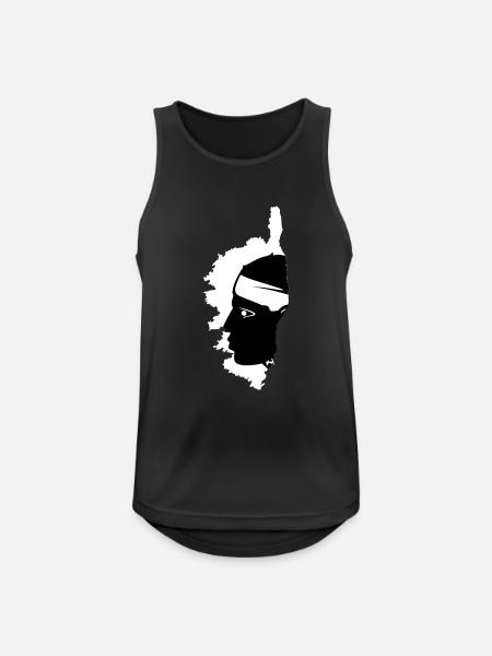 Corse - Débardeur respirant Homme - noir