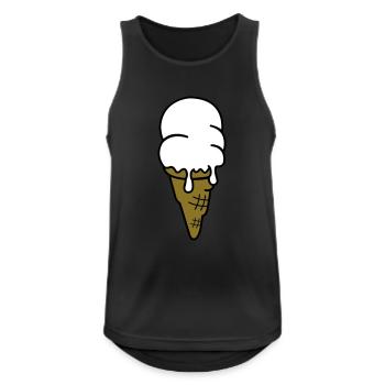 glace - Débardeur respirant Homme - noir - Devant - Nick (188cm)