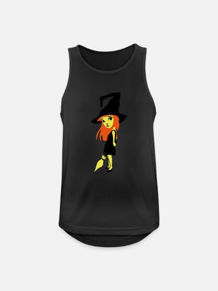 little witch - Men's Breathable Tank Top - black