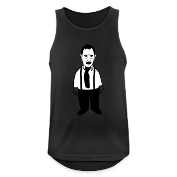 Alfred | TV | Series | Television | Disgust Theatre - Men's Breathable Tank Top - black - Front - Nick (188cm)