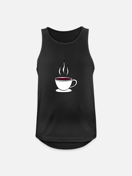 Coffee - Débardeur respirant Homme - noir