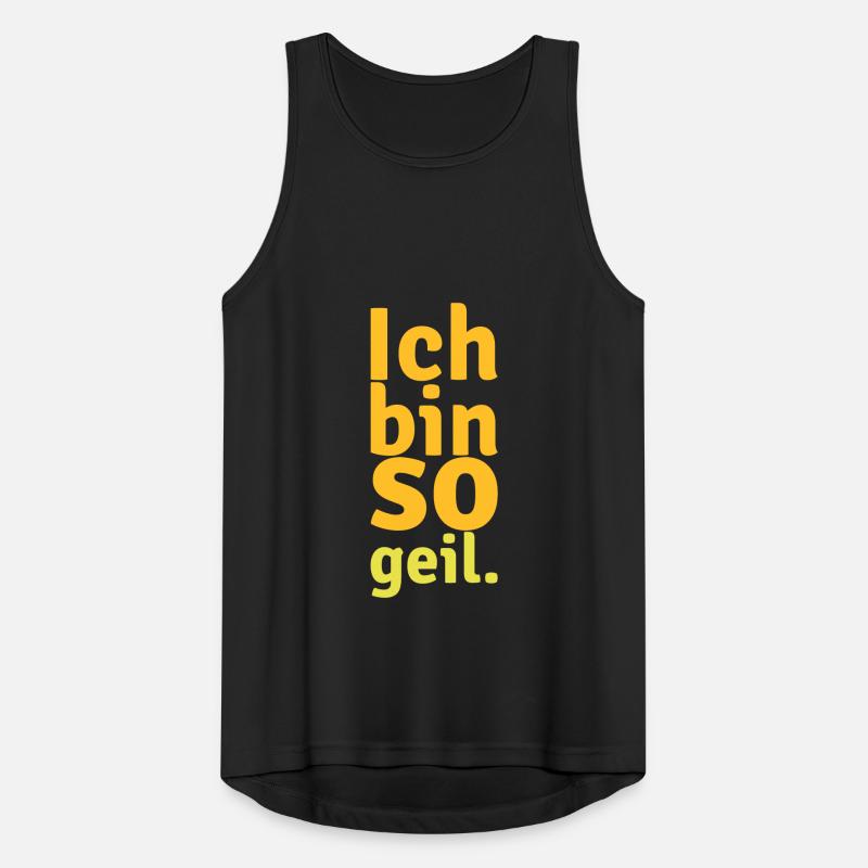 ich bin so geil Männer Tank Top atmungsaktiv