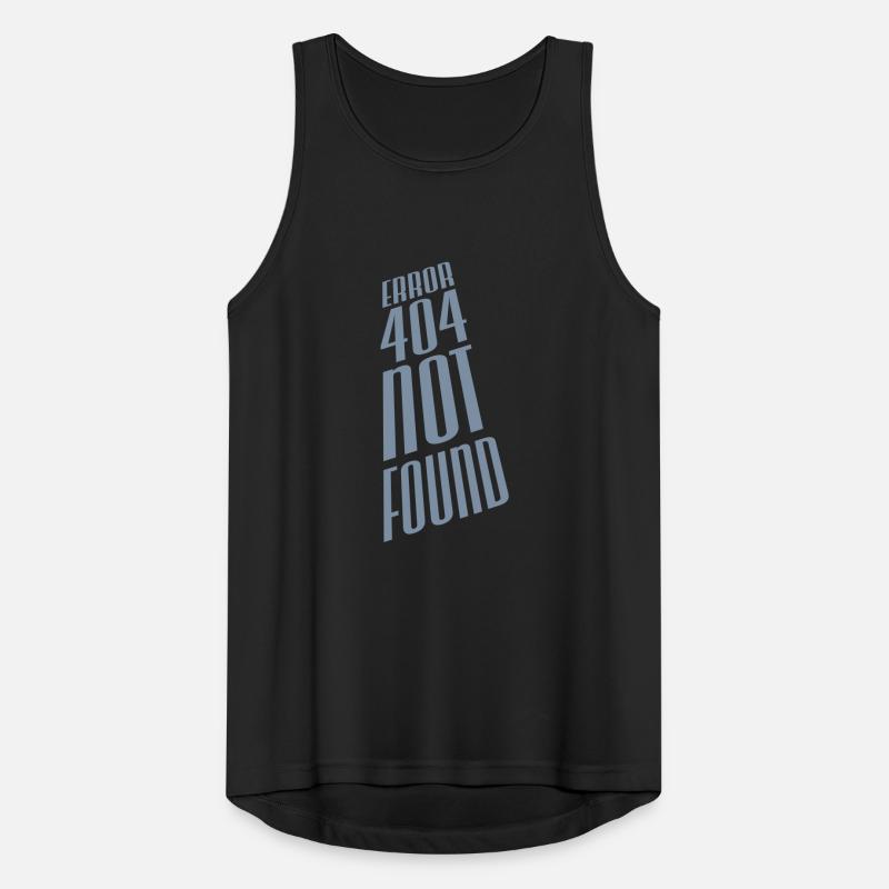 Error 404 not found Männer Tank Top atmungsaktiv