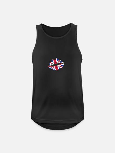 Union Jack - Men's Breathable Tank Top - black