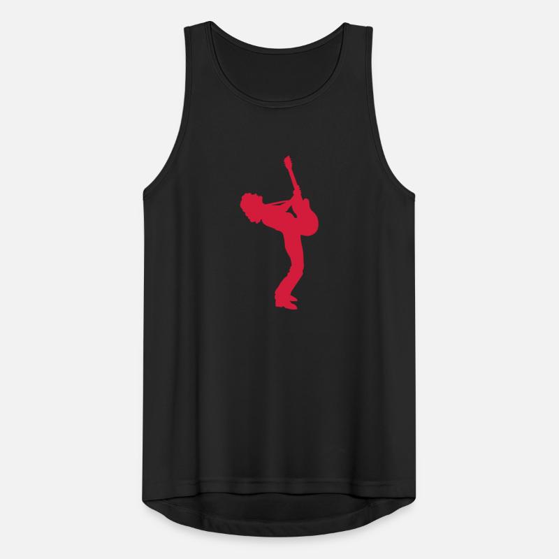 guitar player Men's Breathable Tank Top
