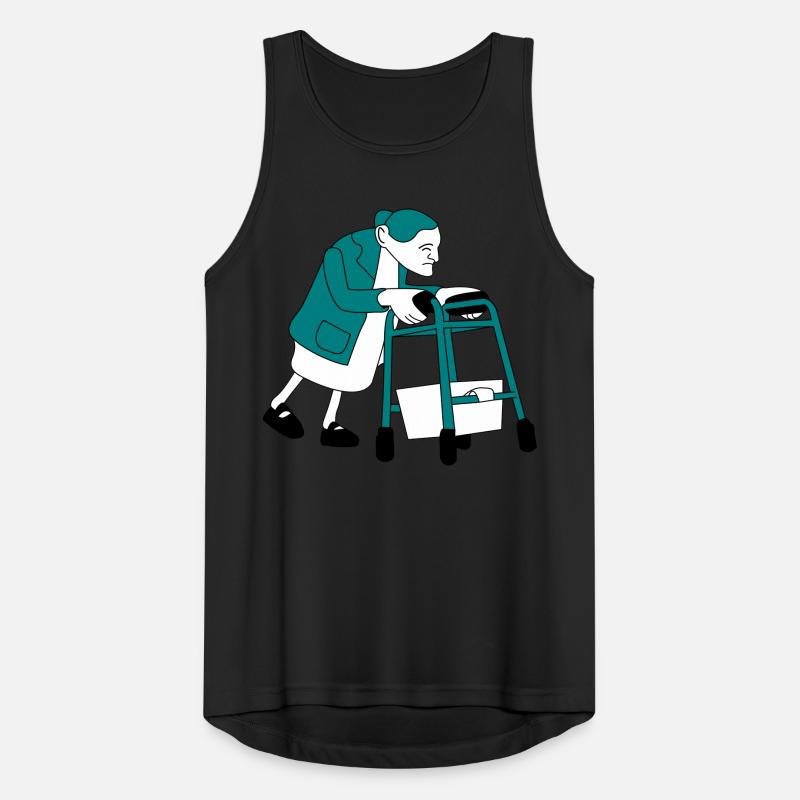 Granny Männer Tank Top atmungsaktiv