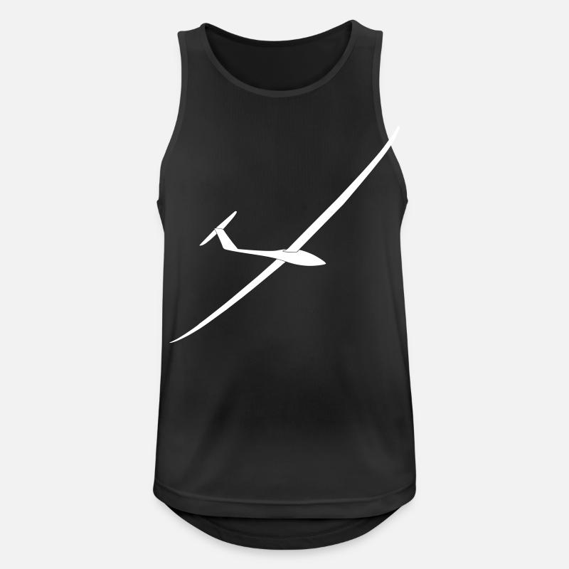 glider glider glider glider glider - Men's Breathable Tank Top - black