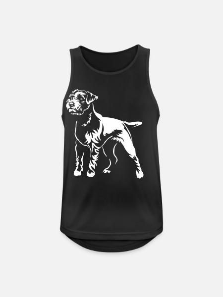 Parson Russell Terrier "BlackEdition" - Men's Breathable Tank Top - black