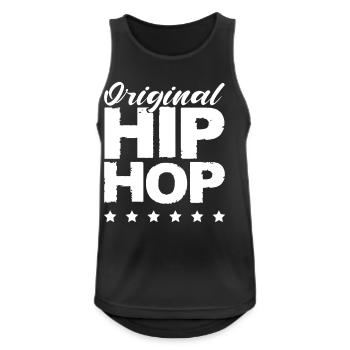 Original Hip Hop Style - Men's Breathable Tank Top - black - Front - Nick (188cm)