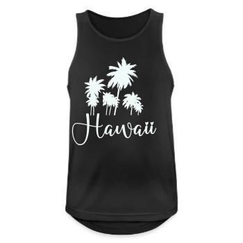 Hawaiian Palm Trees - Men's Breathable Tank Top - black - Front - Nick (188cm)