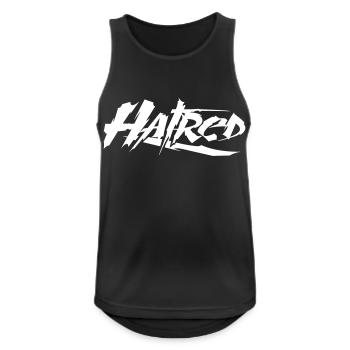 Hatred Shirt Logo V-Ausschnit - Männer Tank Top atmungsaktiv - Schwarz - Vorne - Nick (188cm)