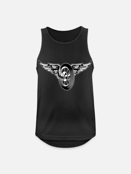 Wheels Of Fire - Männer Tank Top atmungsaktiv - Schwarz