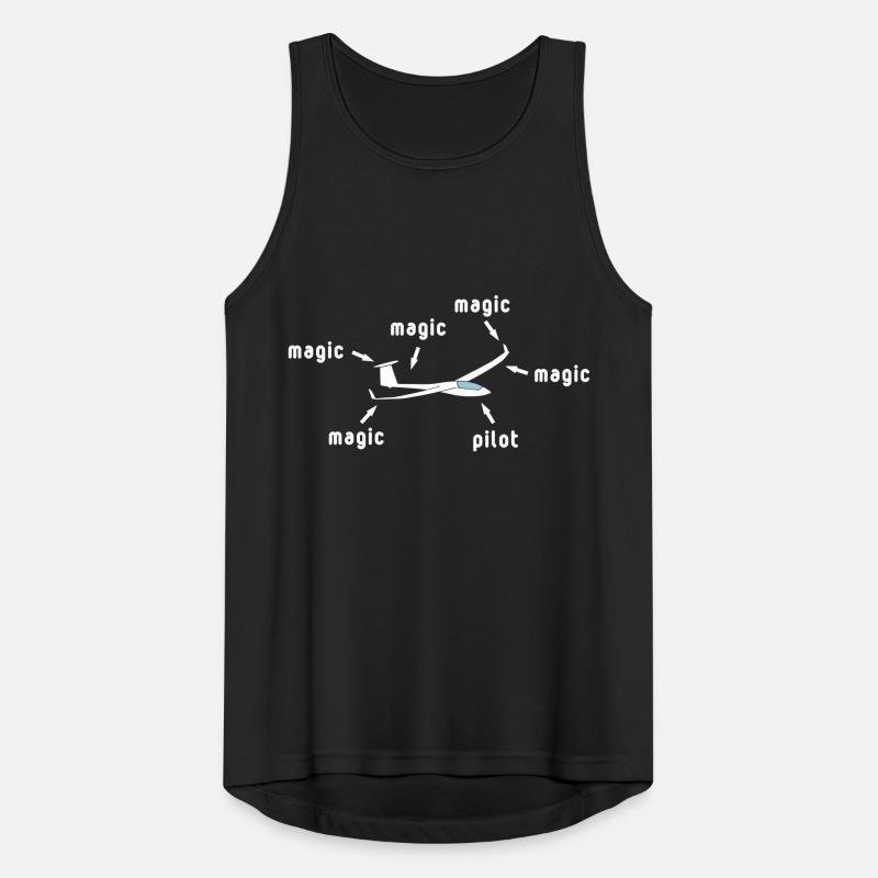 Magic glider pilot, glide glider pilot Men's Breathable Tank Top