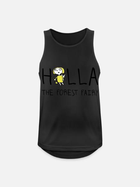 holla_the_forest_fairy_052012a_3c - Men's Breathable Tank Top - black