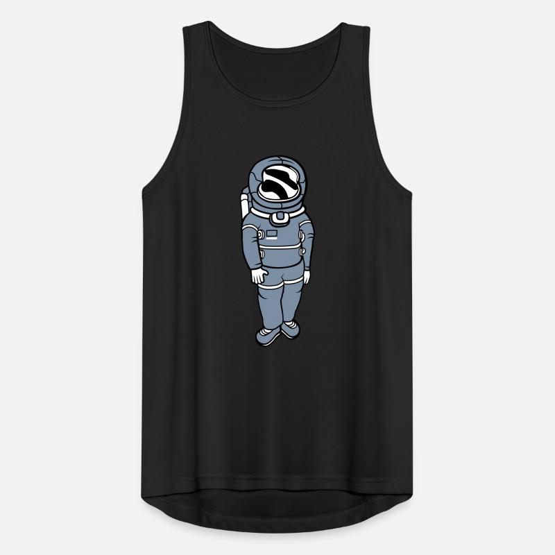 Weightless astronaut space Men's Breathable Tank Top