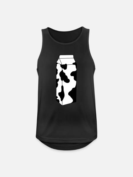 Milk - Men's Breathable Tank Top - black