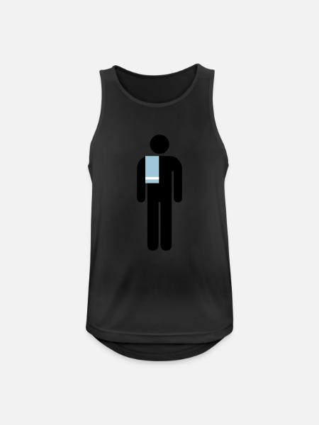 Hitchhiker's Guide to shield - Men's Breathable Tank Top - black