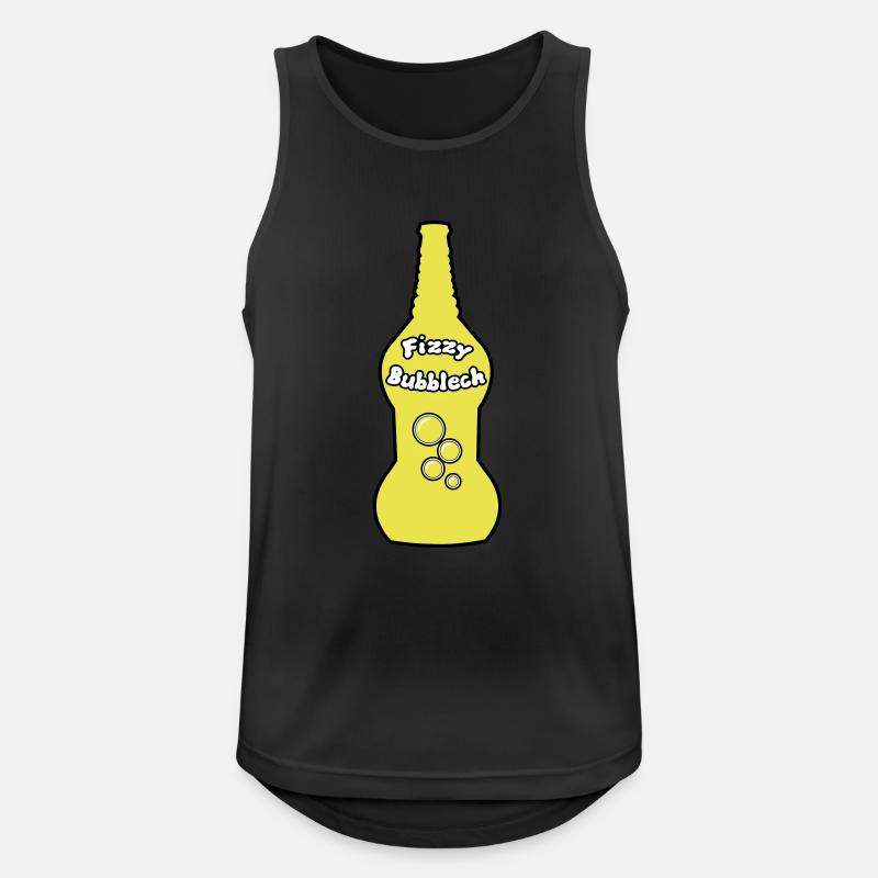 Zohan - Fizzy Bubblech / Bubbele - Männer Tank Top atmungsaktiv - Schwarz
