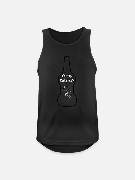 Zohan - Fizzy Bubblech / Bubbele - Männer Tank Top atmungsaktiv - Schwarz