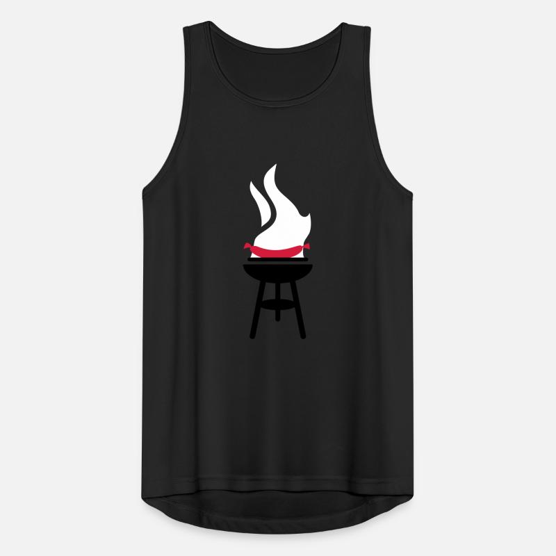 Sausage BBQ Men's Breathable Tank Top