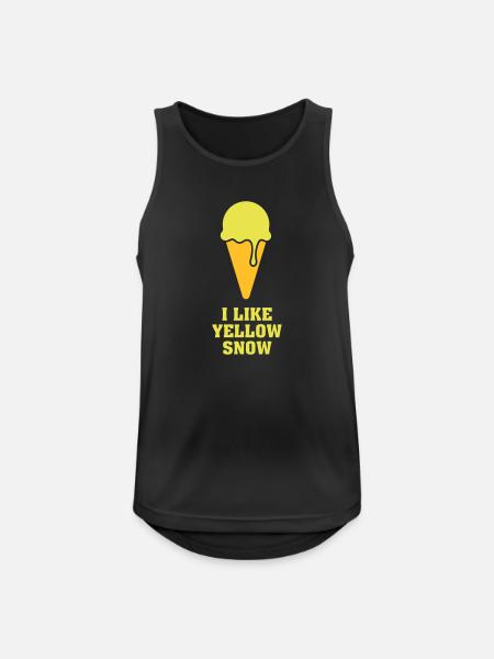 Yellow Snow Ice No.1 - Men's Breathable Tank Top - black