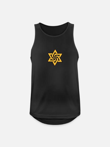 Rael Star (Symbol/Sign) 2c - Men's Breathable Tank Top - black