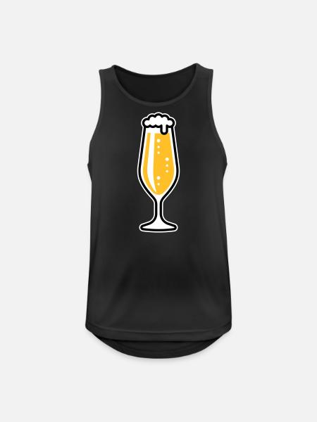 XLustig Fun - Men's Breathable Tank Top - black