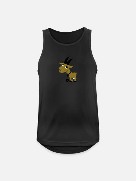 Goat - Men's Breathable Tank Top - black