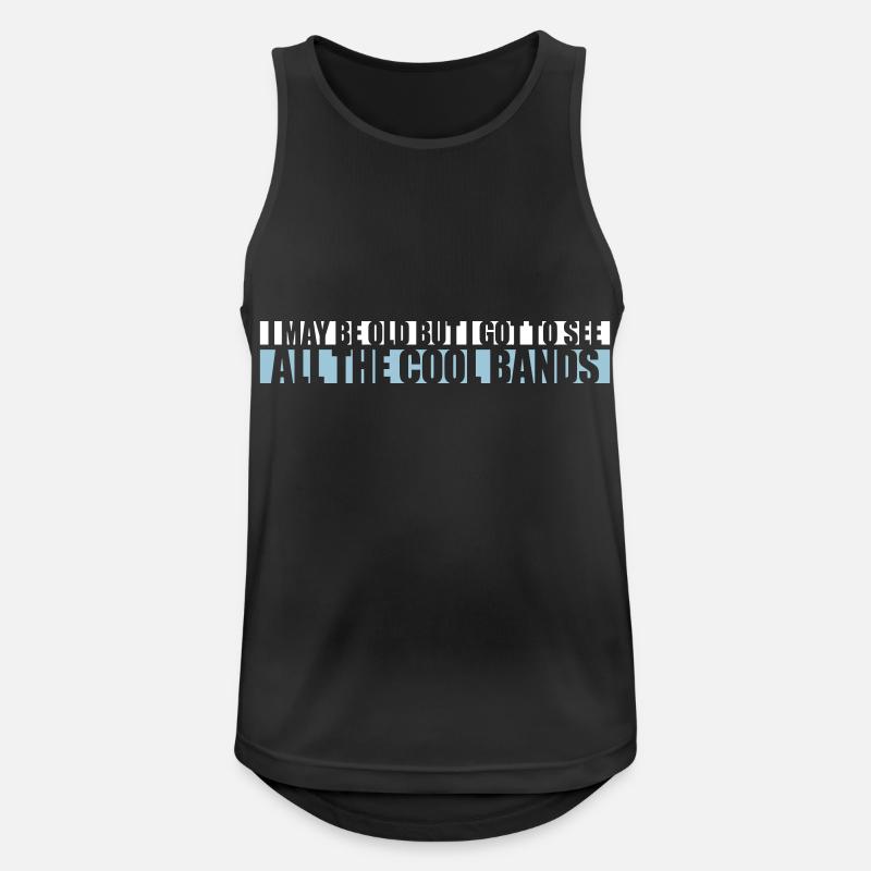 I may be old - Men's Breathable Tank Top - black