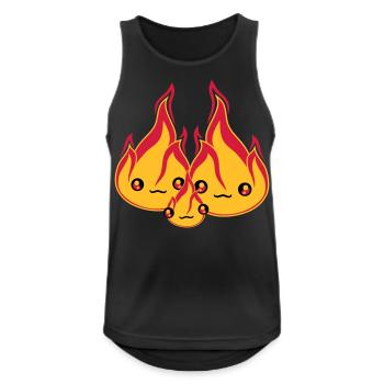 baby child young family 2 friends team couple love - Men's Breathable Tank Top - black - Front - Nick (188cm)
