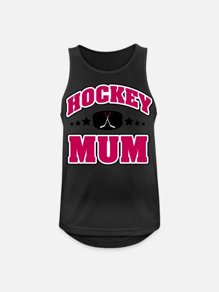 Hockey Mum - Männer Tank Top atmungsaktiv - Schwarz