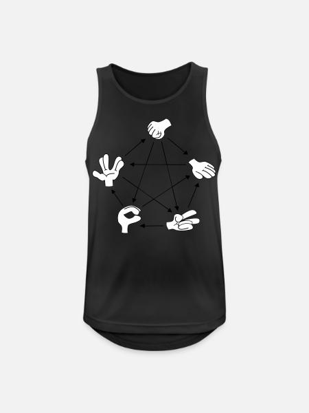 Lizard Spock - Débardeur respirant Homme - noir