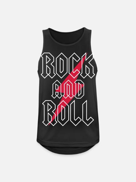 Rock And Roll - Débardeur respirant Homme - noir