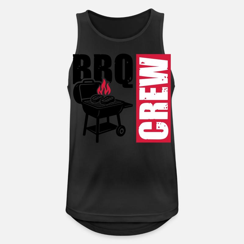 BBq d’équipage de gril - Débardeur respirant Homme - noir