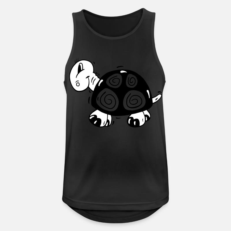 Turtle 2v_b - Men's Breathable Tank Top - black