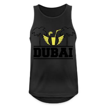 Dubai - Men's Breathable Tank Top - black - Front - Nick (188cm)