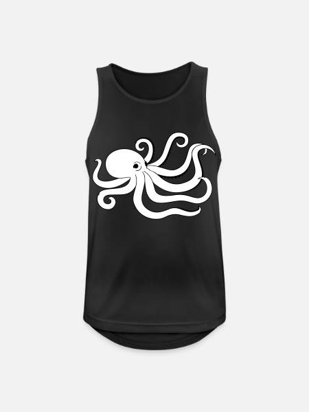 octopus - Débardeur respirant Homme - noir