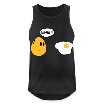 Big Brother Egg - Men's Breathable Tank Top - black - Front - Nick (188cm)