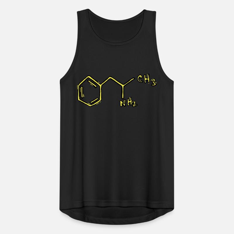 Amphetamine structural formula chemistry Men's Breathable Tank Top
