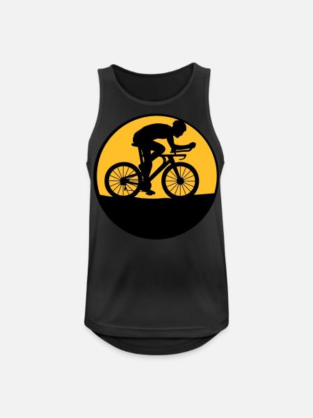 Night Moon Biker - Men's Breathable Tank Top - black
