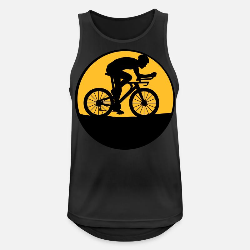 Night Moon Biker - Men's Breathable Tank Top - black