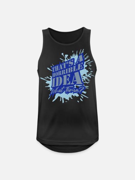 Thats a horrible Idea - Men's Breathable Tank Top - black