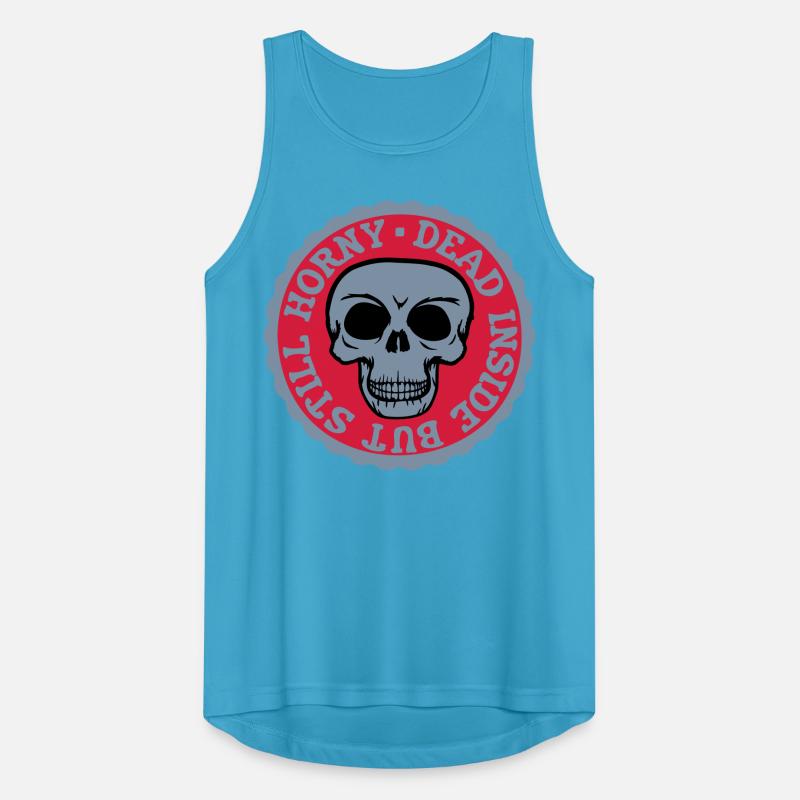 dead inside but horny Men's Breathable Tank Top
