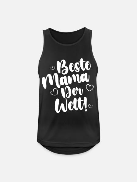 Beste Mama Der Welt! - Männer Tank Top atmungsaktiv - Schwarz