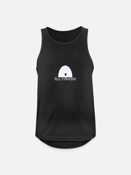 Plisi - Männer Tank Top atmungsaktiv - Schwarz