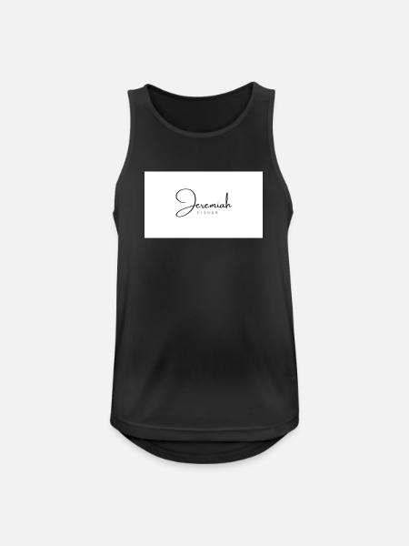 Jeremiah Fisher - Männer Tank Top atmungsaktiv - Schwarz
